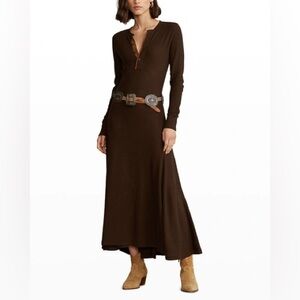 Polo Ralph Lauren Henley Long Sleeve Dress